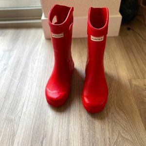 Hunter Rain Boots- Little Kid Size 13